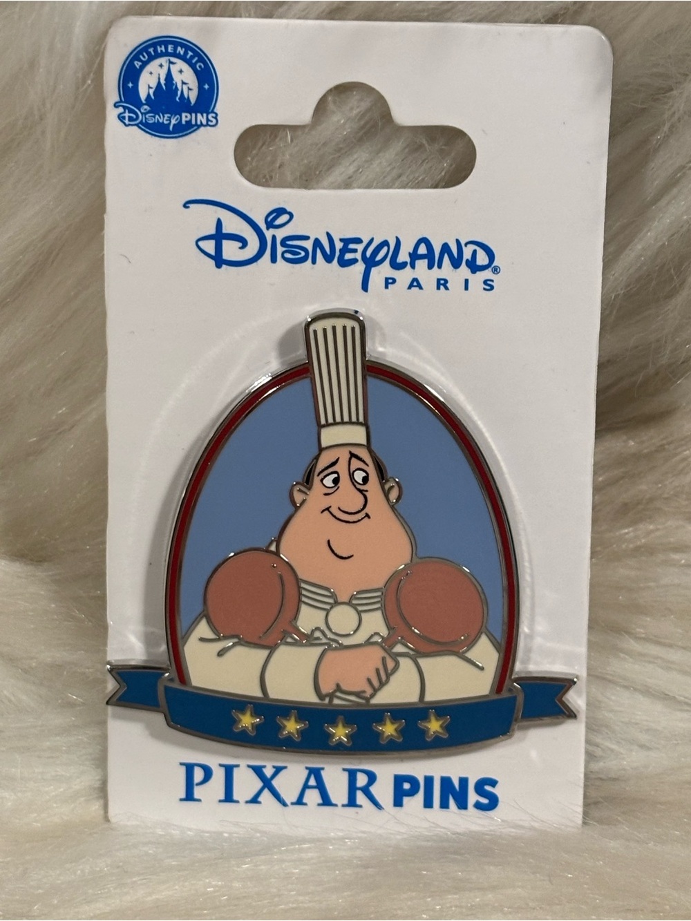 Disney DLP Disneyland Paris Pin Ratatouille Chef Gusteau